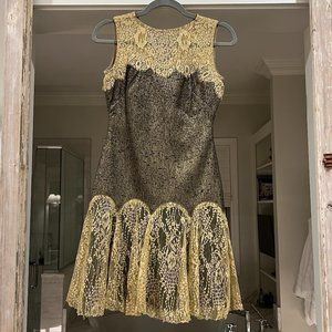 Nicole Miller Laced Cocktail Dress